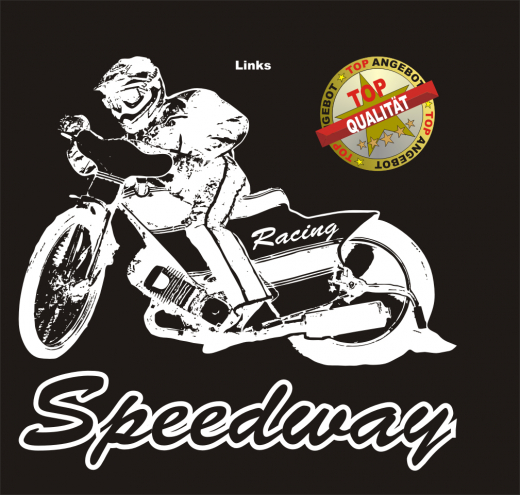 Aufkleber Speedway Weiß