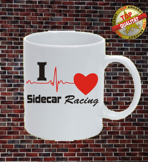 Kaffetasse I Love Sidecar Racing