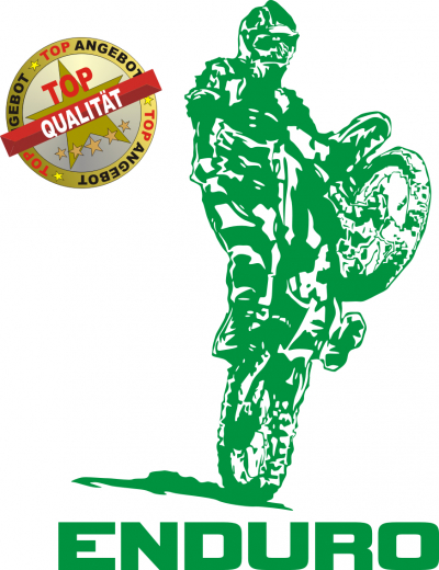 Enduro Aufkleber Grün Enduro Aufkleber Grün