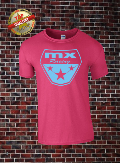 MX Racing T-Shirt Heliconia Blau MX Racing T-Shirt Heliconia Blau