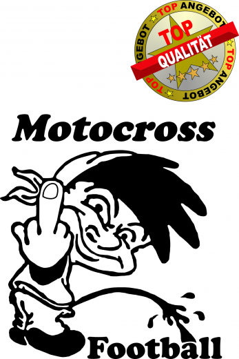 Motocross Pissmänchen Schwarz