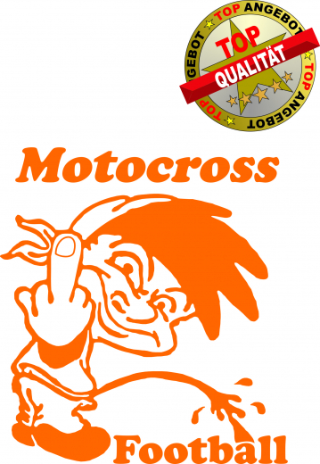 Motocross Pissmänchen Orange