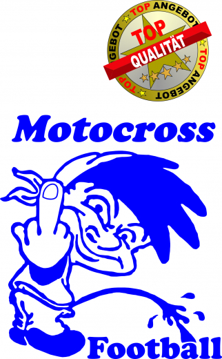 Motocross Pissmänchen Dunkelblau