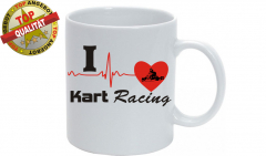 Kaffeetasse I Love Kartracing