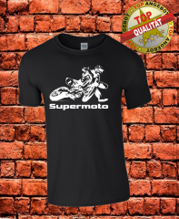 Supermoto T-Shirt Schwarz