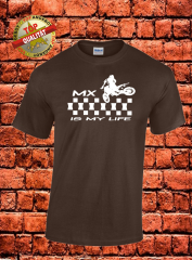 MX IS MY LIFE Braun Weiß