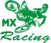 MX SX Aufkleber Grn