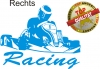 Aufkleber Kart Racing Blau