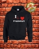 I Love Frankfurt Hoodie Schwarz