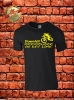 Downhill T-Shirt Schwarz Gelb