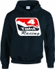 Hoodie 4Takt Schwarz Neues Logo