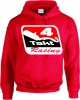 Hoodie 4Takt Rot Neues Logo