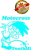 Motocross Pissmnchen Blau